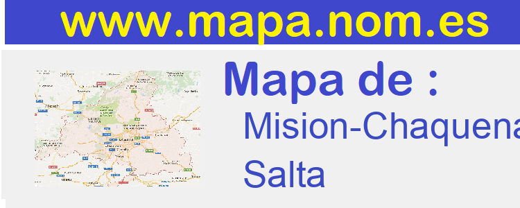 mapa de  Mision-Chaquena