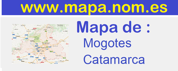 mapa de  Mogotes