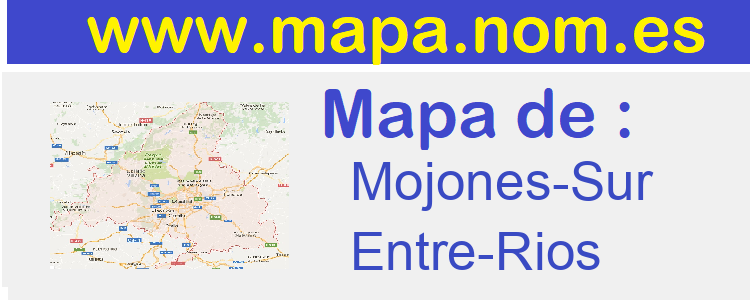 mapa de  Mojones-Sur
