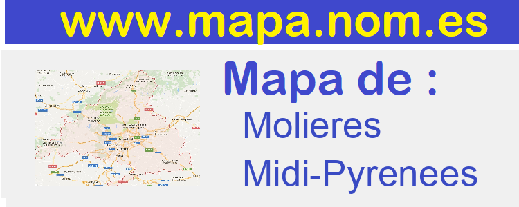 mapa de  Molieres