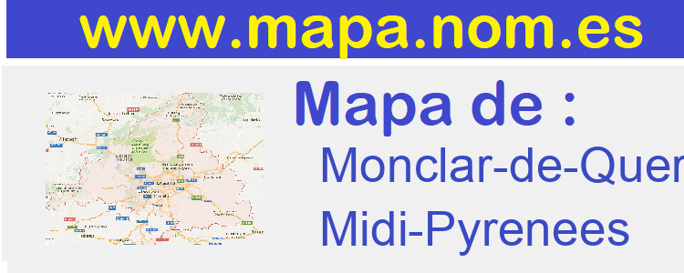 mapa de  Monclar-de-Quercy