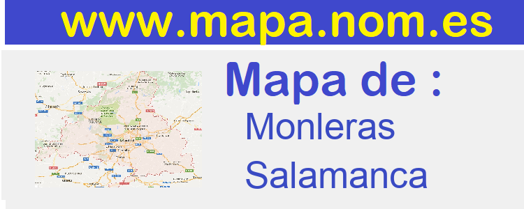 mapa de  Monleras