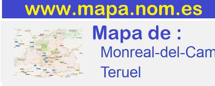 mapa de  Monreal-del-Campo