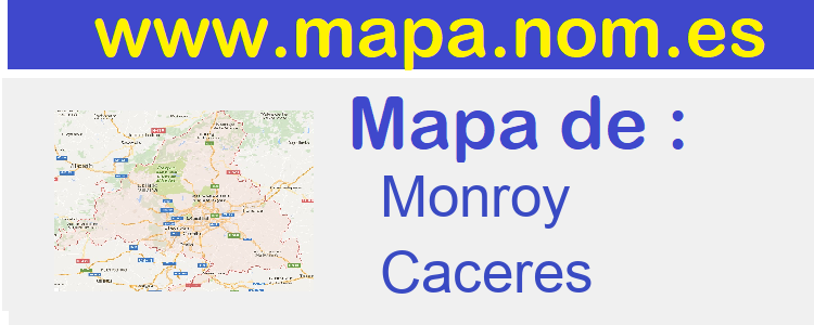 mapa de  Monroy