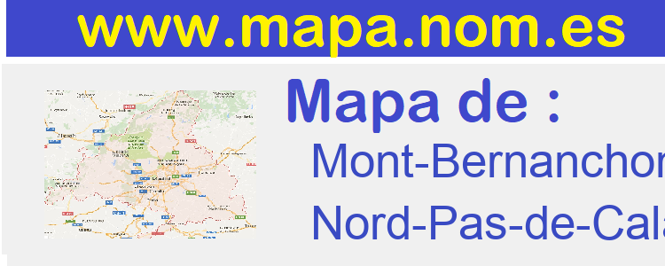 mapa de  Mont-Bernanchon