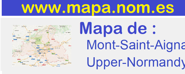 mapa de  Mont-Saint-Aignan