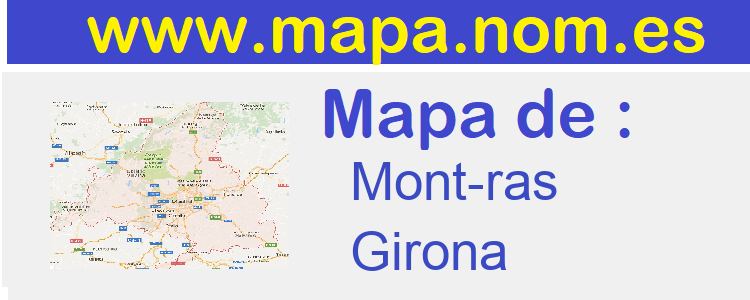 mapa de  Mont-ras