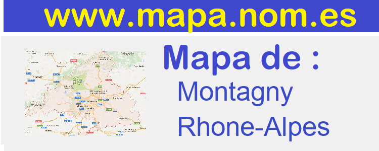 mapa de  Montagny