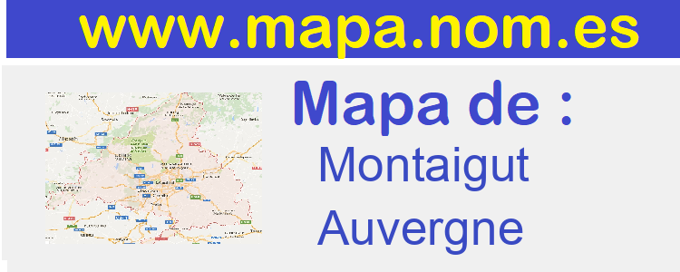 mapa de  Montaigut