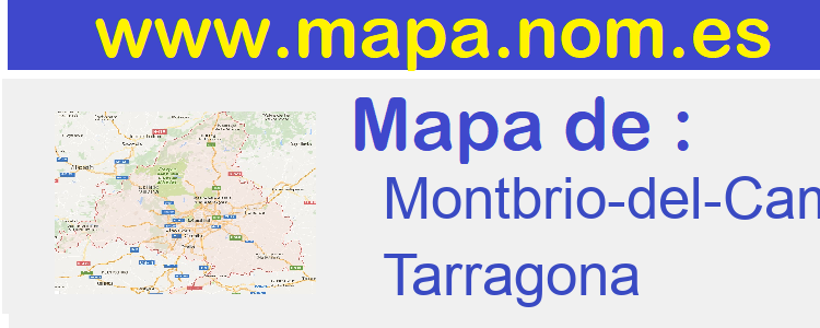 mapa de  Montbrio-del-Camp