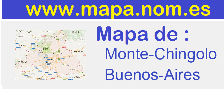 mapa de  Monte-Chingolo