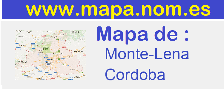 mapa de  Monte-Lena