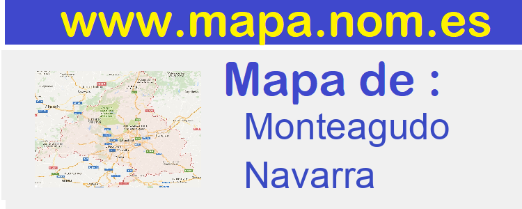 mapa de  Monteagudo