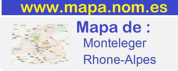 mapa de  Monteleger