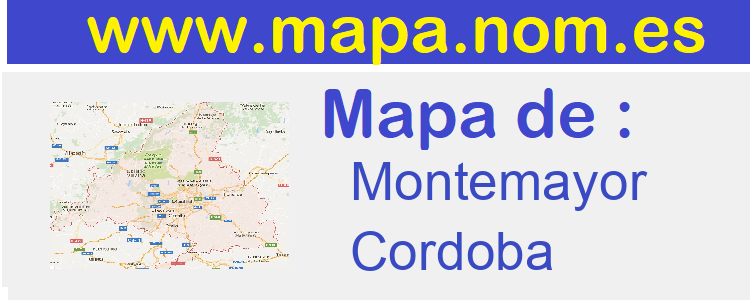 mapa de  Montemayor