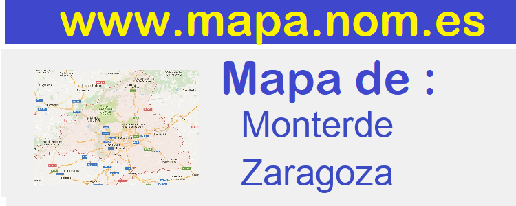 mapa de  Monterde