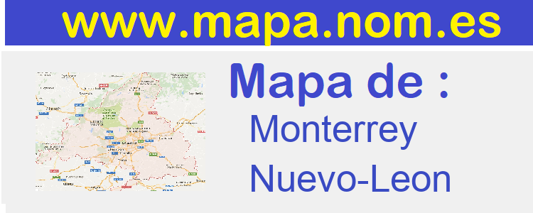 mapa de  Monterrey