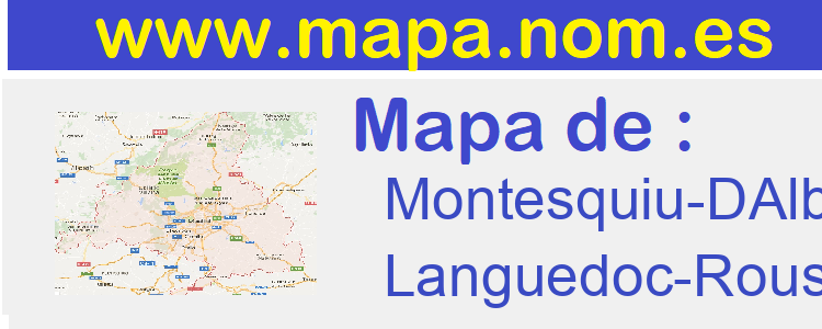 mapa de  Montesquiu-DAlbera