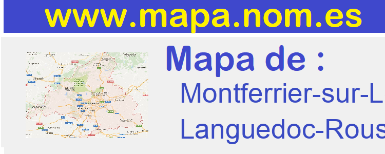 mapa de  Montferrier-sur-Lez
