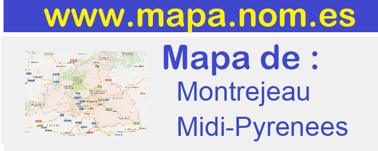mapa de  Montrejeau