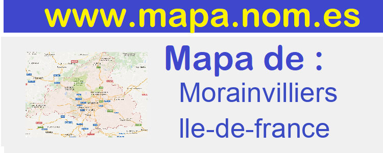 mapa de  Morainvilliers