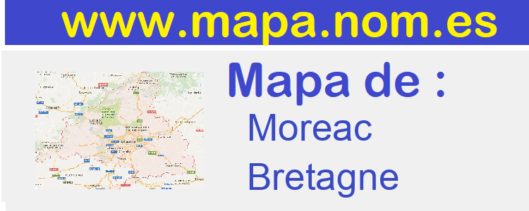 mapa de  Moreac