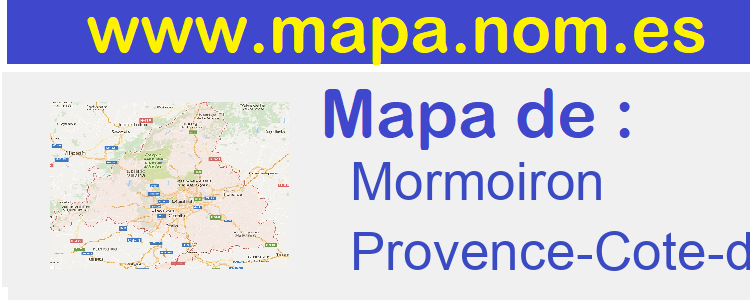 mapa de  Mormoiron