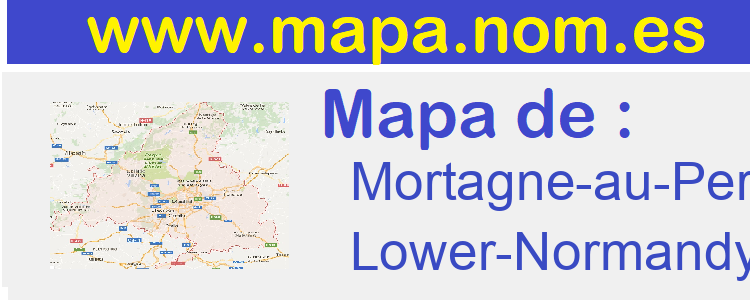 mapa de  Mortagne-au-Perche