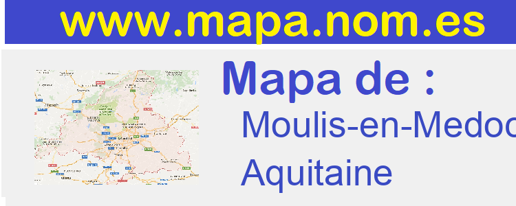 mapa de  Moulis-en-Medoc