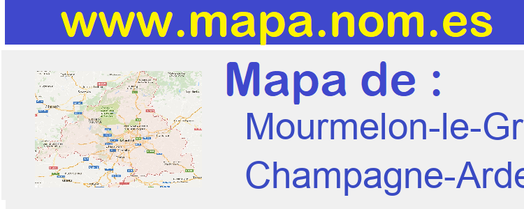 mapa de  Mourmelon-le-Grand