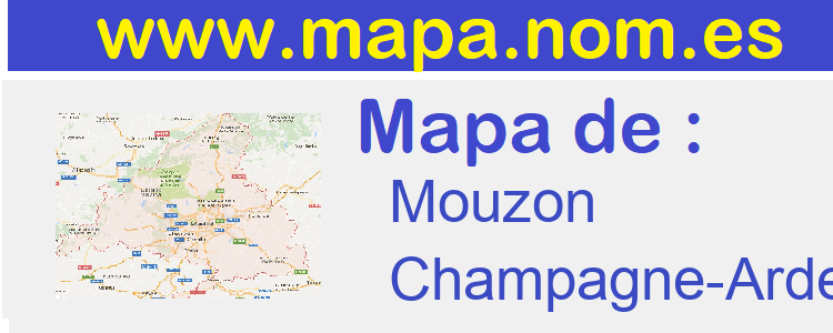 mapa de  Mouzon