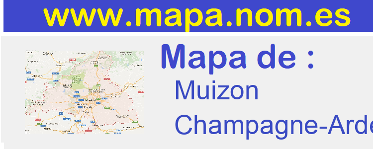 mapa de  Muizon