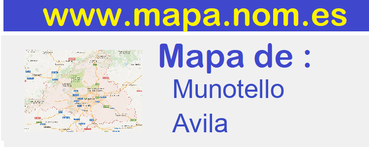 mapa de  Munotello