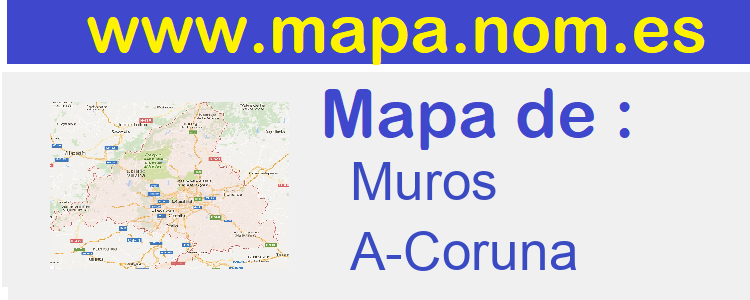 mapa de  Muros