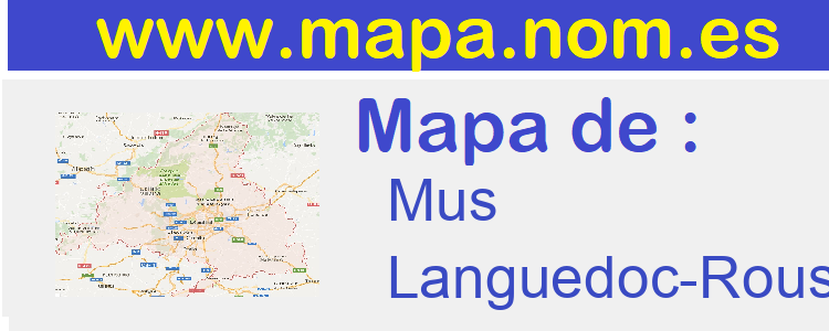 mapa de  Mus