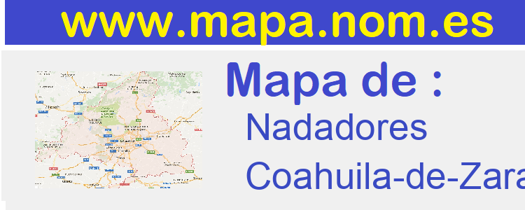 mapa de  Nadadores