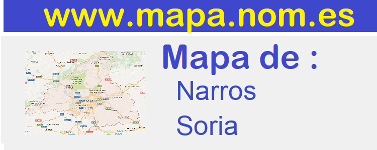 mapa de  Narros