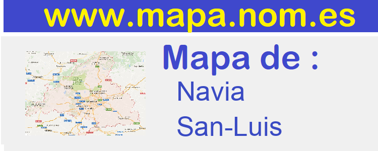 mapa de  Navia