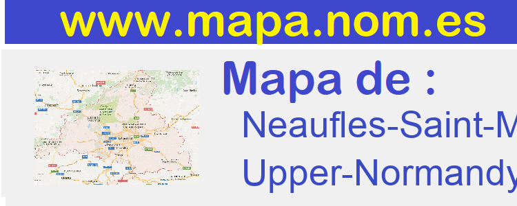 mapa de  Neaufles-Saint-Martin