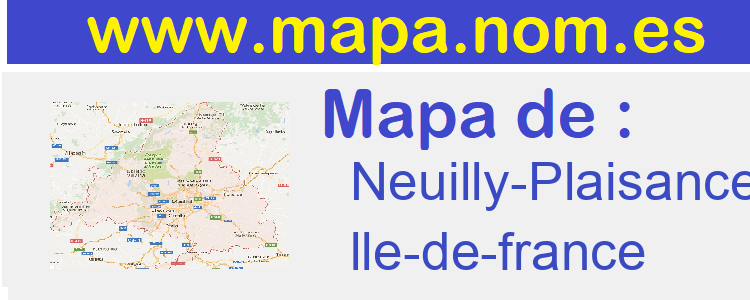 mapa de  Neuilly-Plaisance