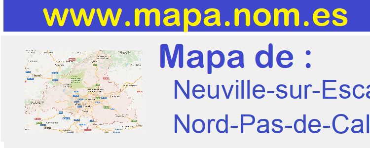 mapa de  Neuville-sur-Escaut