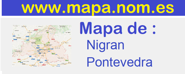mapa de  Nigran