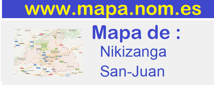 mapa de  Nikizanga