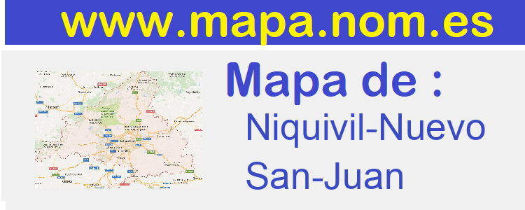 mapa de  Niquivil-Nuevo
