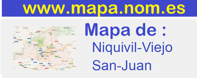 mapa de  Niquivil-Viejo