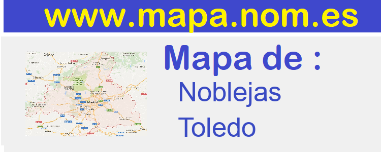 mapa de  Noblejas