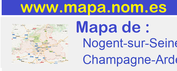 mapa de  Nogent-sur-Seine