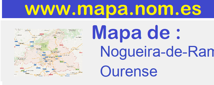 mapa de  Nogueira-de-Ramuin