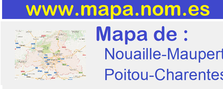 mapa de  Nouaille-Maupertuis