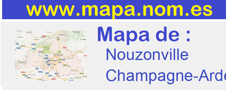 mapa de  Nouzonville